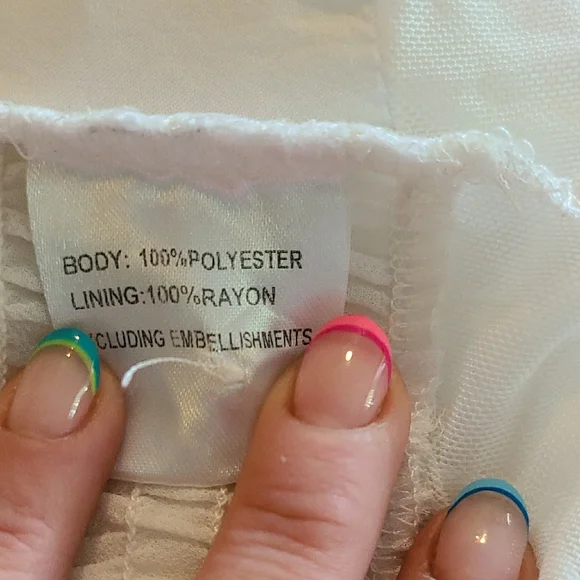 Princess Polly White Sheer Long-Sleeve Ruched Bodysuit - Picture 6 of 6